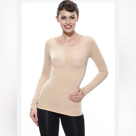 Franato Other - Franato Long Sleeve Sleek Long Sleeve Top Shapewear XXL Shirt